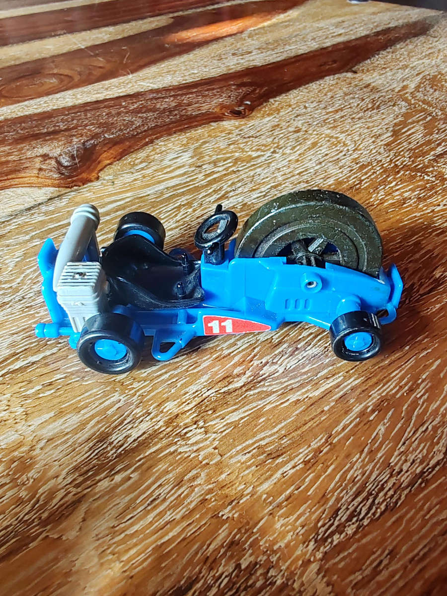 Vintage Tomy Go-Cart Zip Car No. 11  Blue (Car Only)