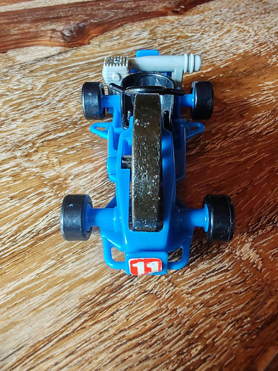 Vintage Tomy Go-Cart Zip Car No. 11  Blue (Car Only)