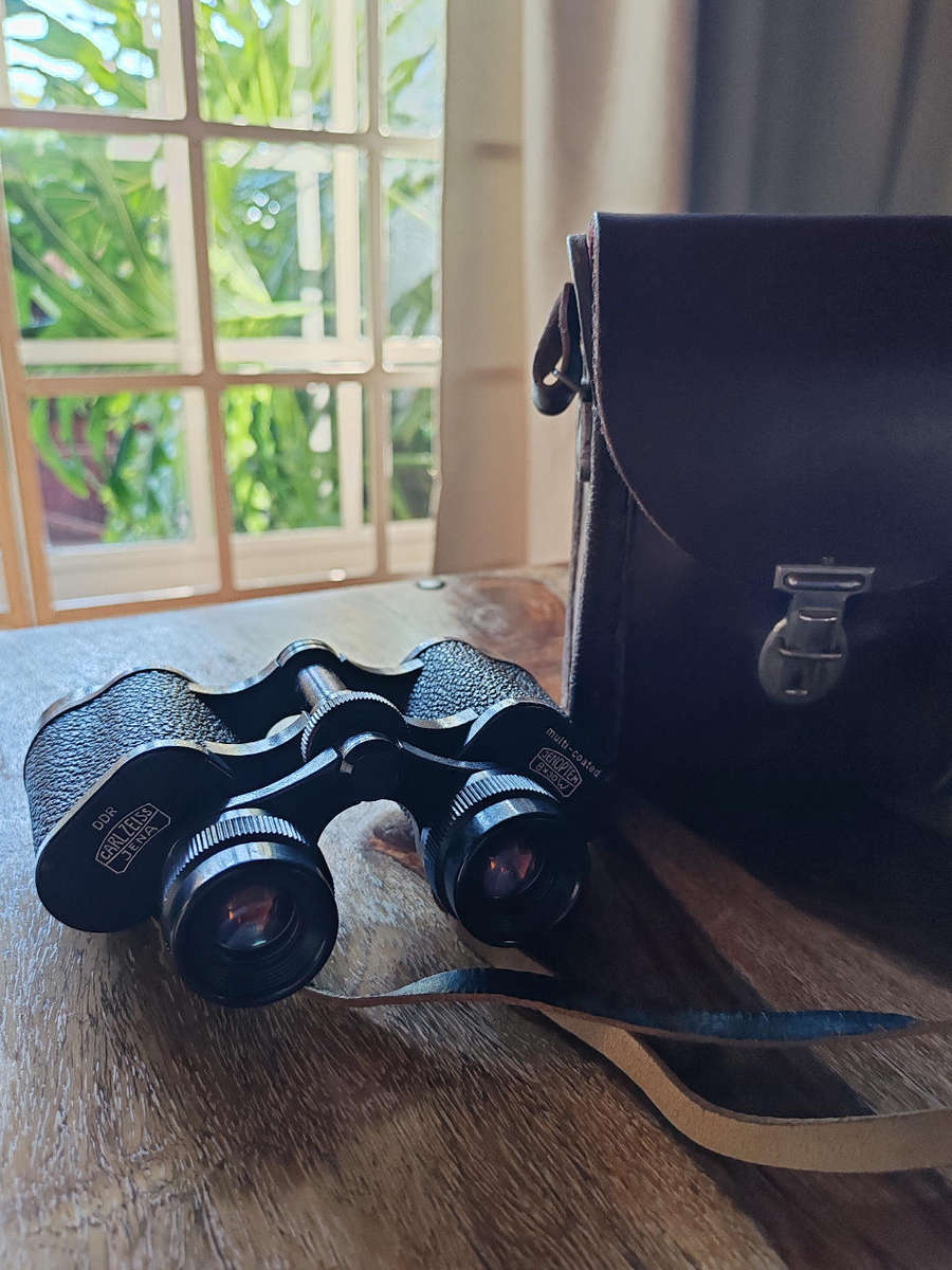 Vintage Carl Zeiss Jena Jenoptem 8x30 W Binoculars  Fully Functional