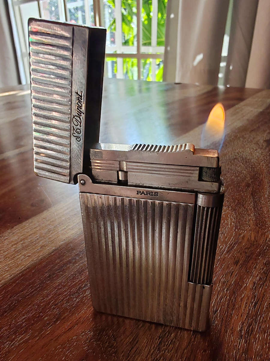 S.T. Dupont Ligne 1 Large Silver-Plated Lighter