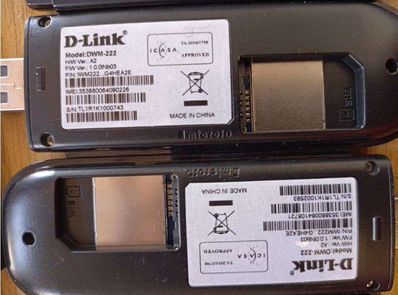 D-Link DWM-222 4G LTE USB Adapter Dongle