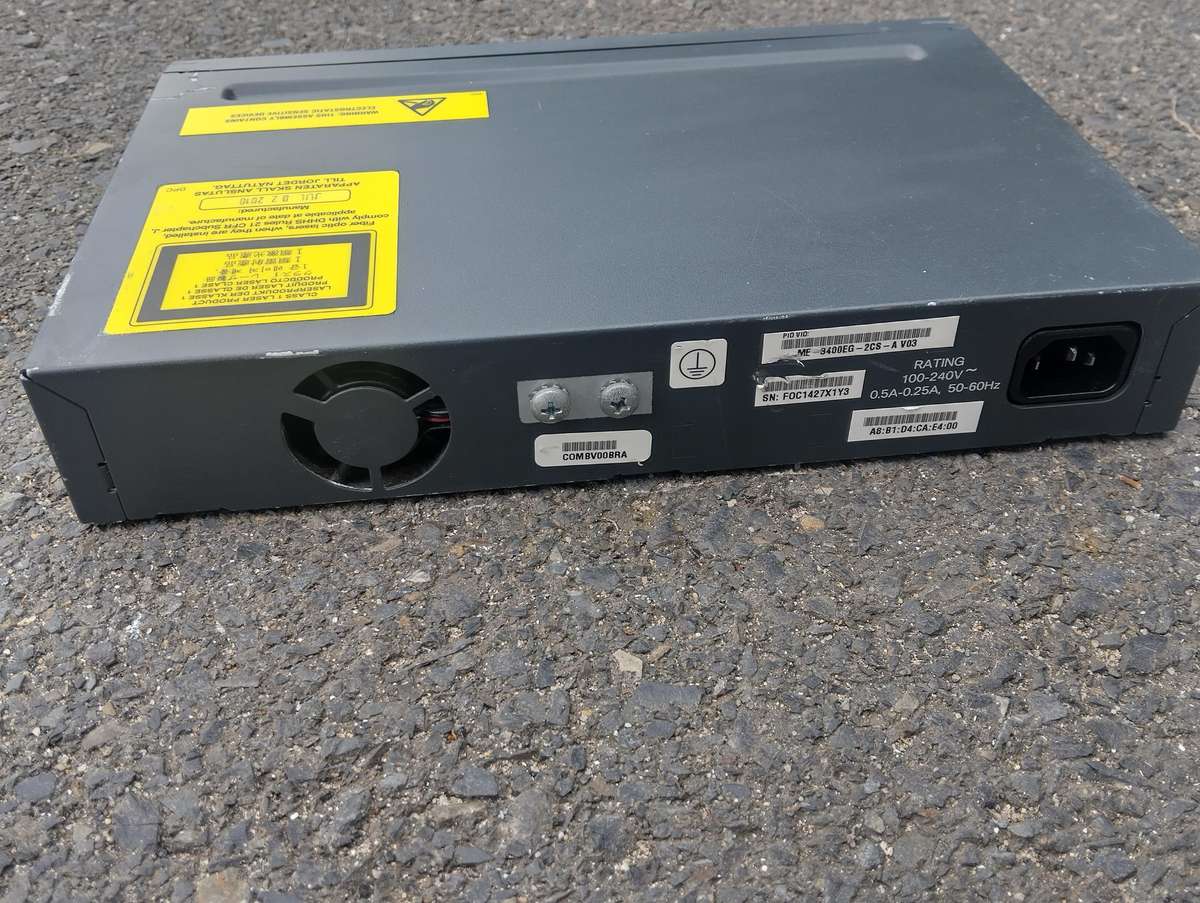 Cisco ME (ME-3400EG-2CS-A) 2-Ports External Switch Managed