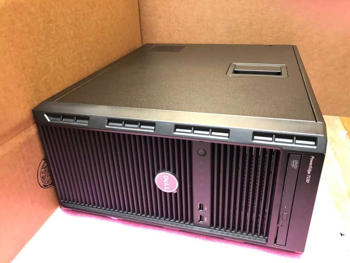Dell PowerEdge T130 Tower Server · 1 x Intel Xeon E3  1220v5 -@ 3.0GHz 4 Core 4 Threads (No HDD/RAM