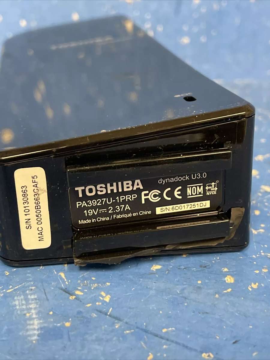 Toshiba Dynadock U3.0 Universal USB 3.0 Docking Station (PA3927U-1PRP)