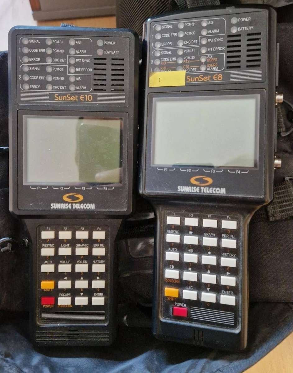 SUNRISE TELECOM SunSet E10 + E8 Analyzer