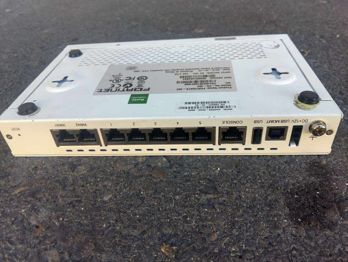Fortinet Fortigate-40C Firewall Security Appliance FG-40C