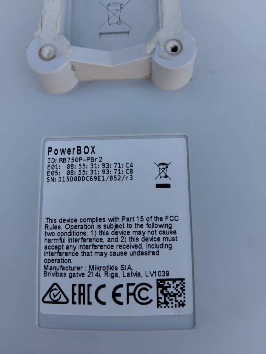 MikroTik 5-Port PowerBox Outdoor PoE Router | RB750P-PBr2