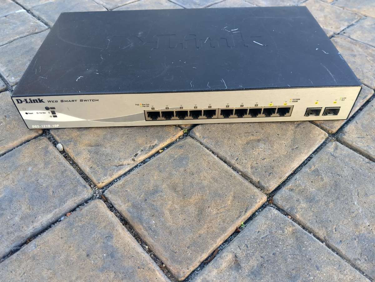 D-link 10 Port POE Gigabit Web Smart Switch DGS-1210-10P (DLK-DGS-1210-10P-A)