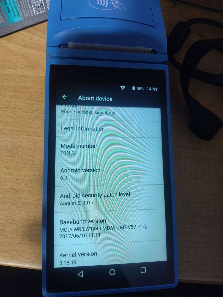 Handheld Android Wireless Data POS System with Barcode Scanner (W6900)