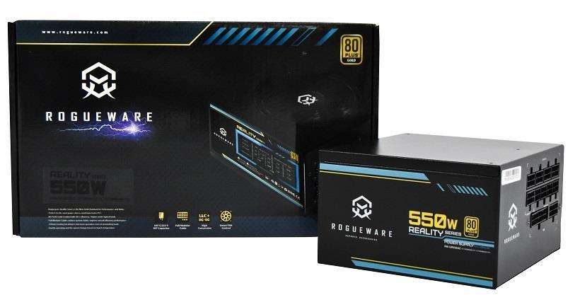 ROGUEWARE REALITY SERIES 550W FULLY MODULAR 80+ GOLD ACTIVE PFC