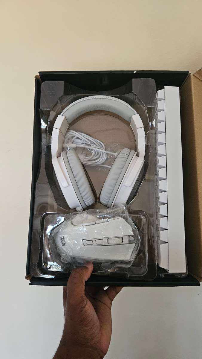 Redragon Kit Combo 3 in 1 White DRGONBORN + Griffin + Pandora S129W