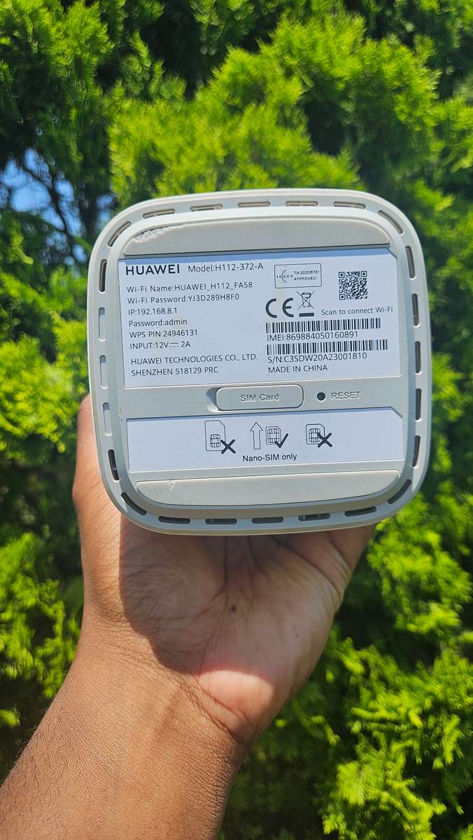 Rain Huawei 5G CPE Pro H112-372-A