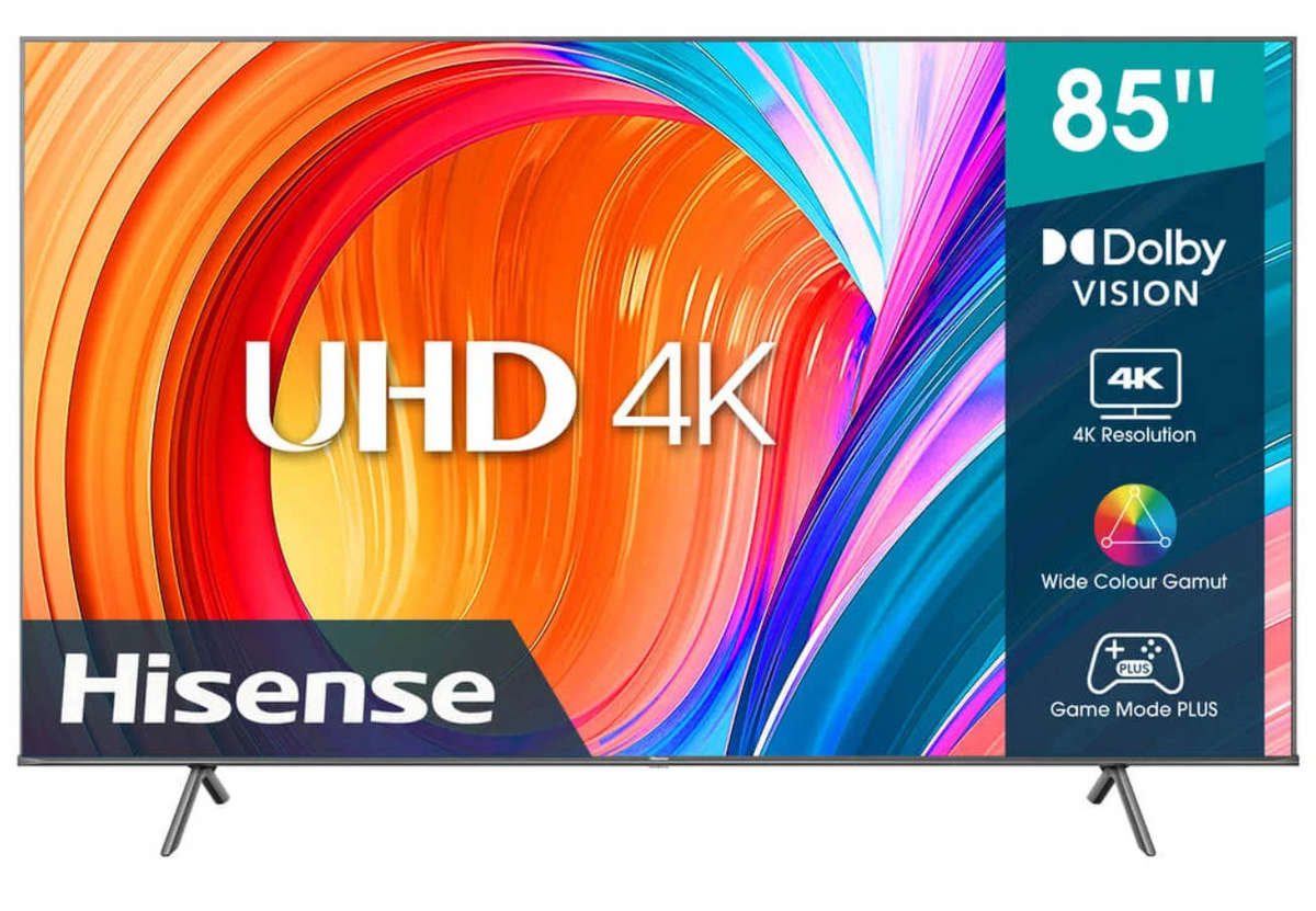 Hisense 85" A7H UHD Smart TV  Screen Damaged  For Parts or Repair