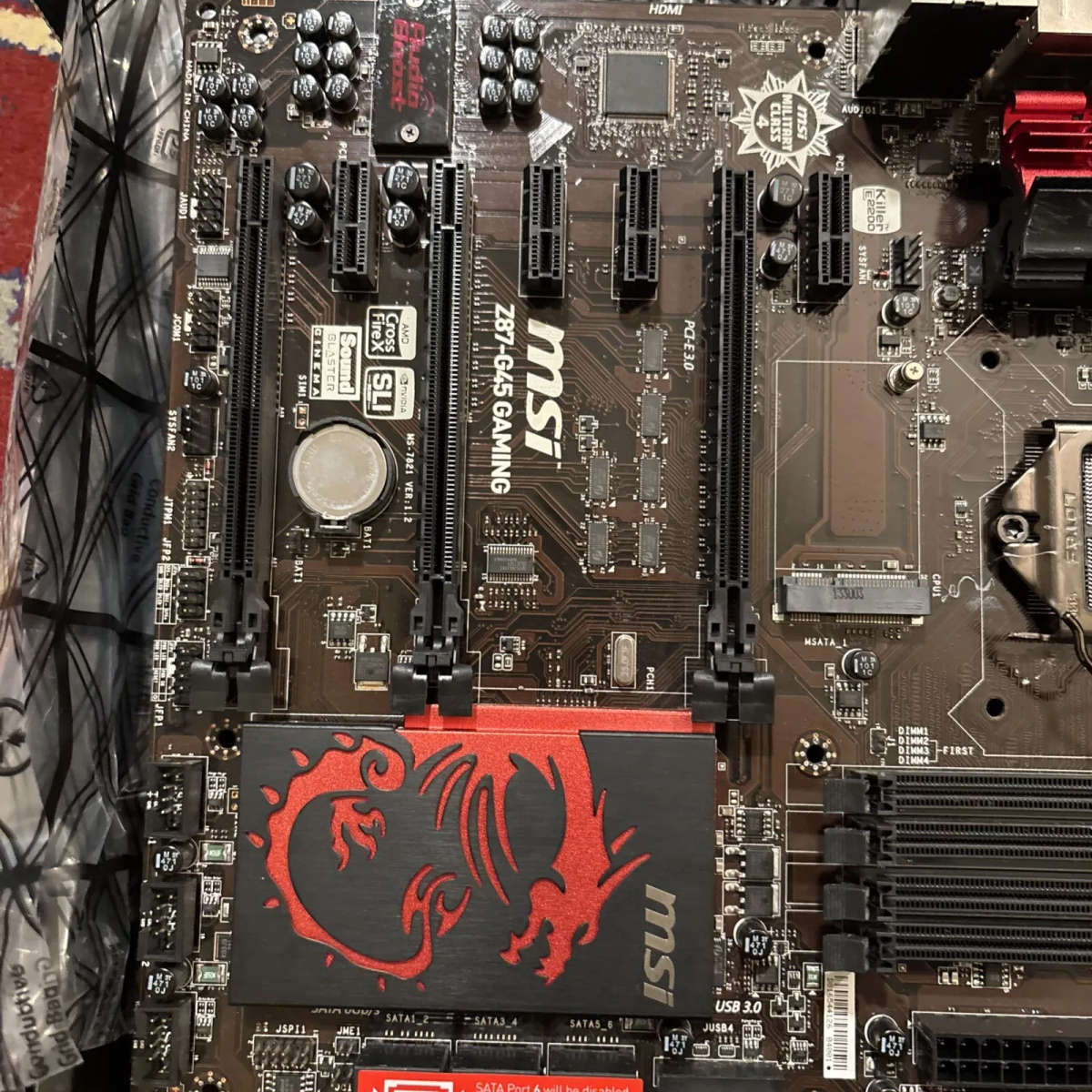 MSI Z87M GAMING Motherboard Intel Z87 LGA 1150 DDR3 HDMI SATA USB 3.0 6Gb/s