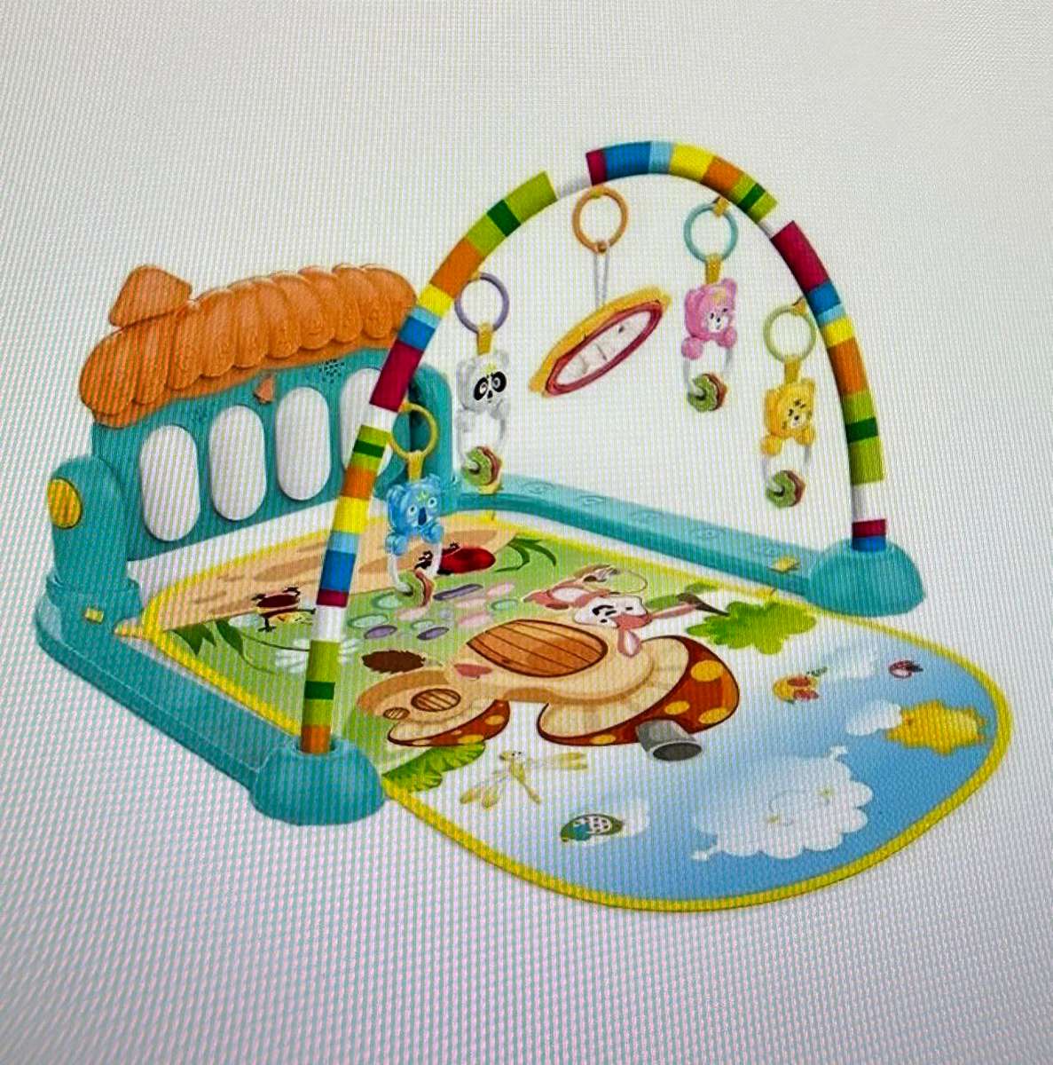 Baby Play Gym Piano Fitness Rack Mat