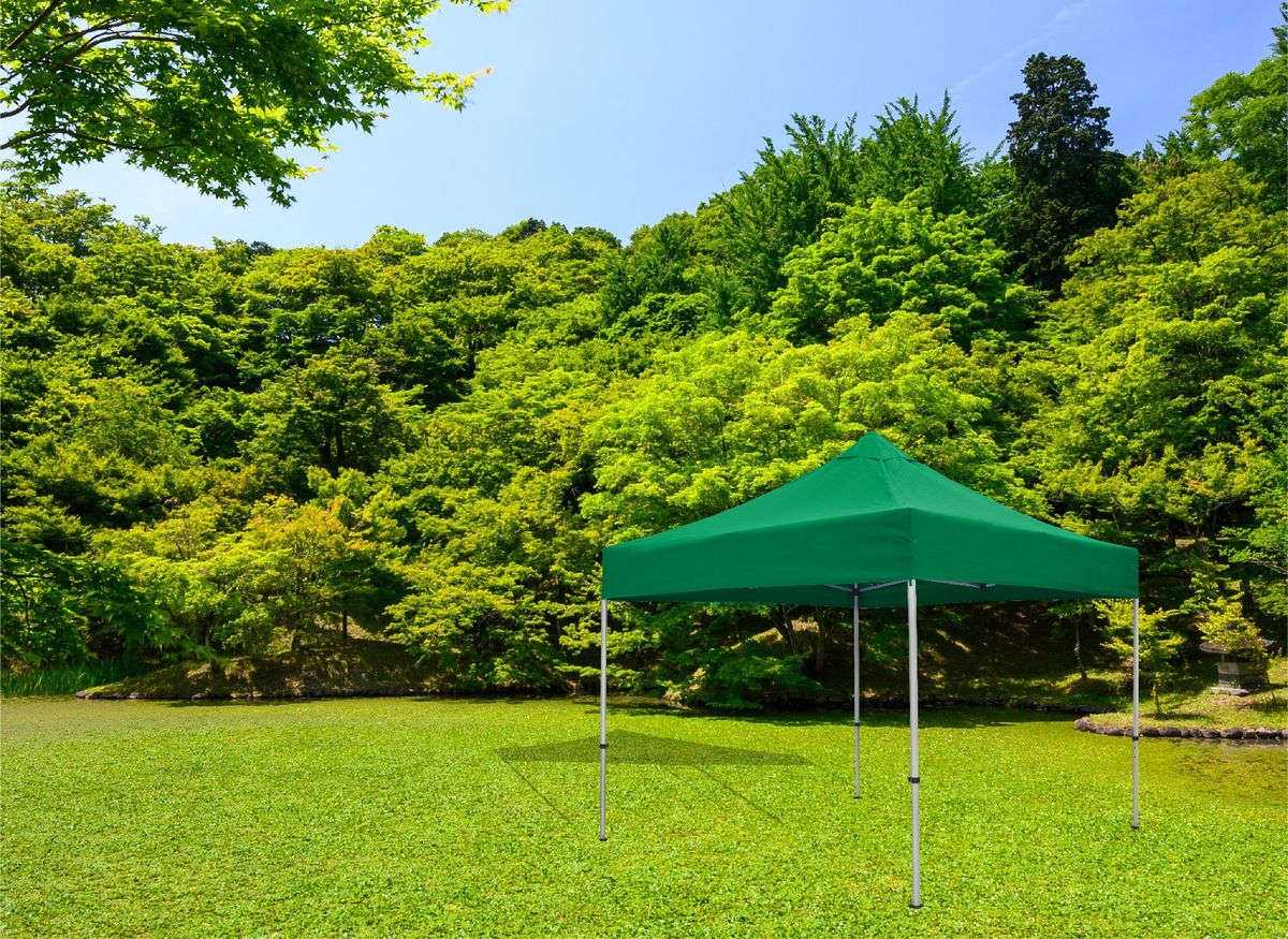 3mx3m Waterproof Tent Shade Pop Up Garden Tent Gazebo Canopy Outdoor - Green