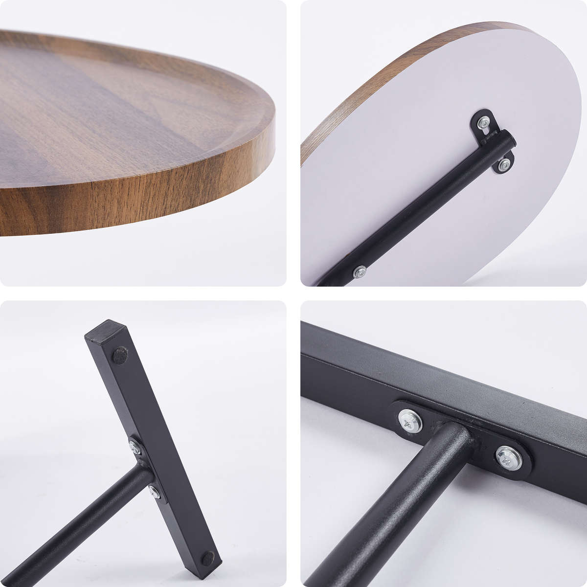 Irregular Round Side Table Coffee Table Tea Desk