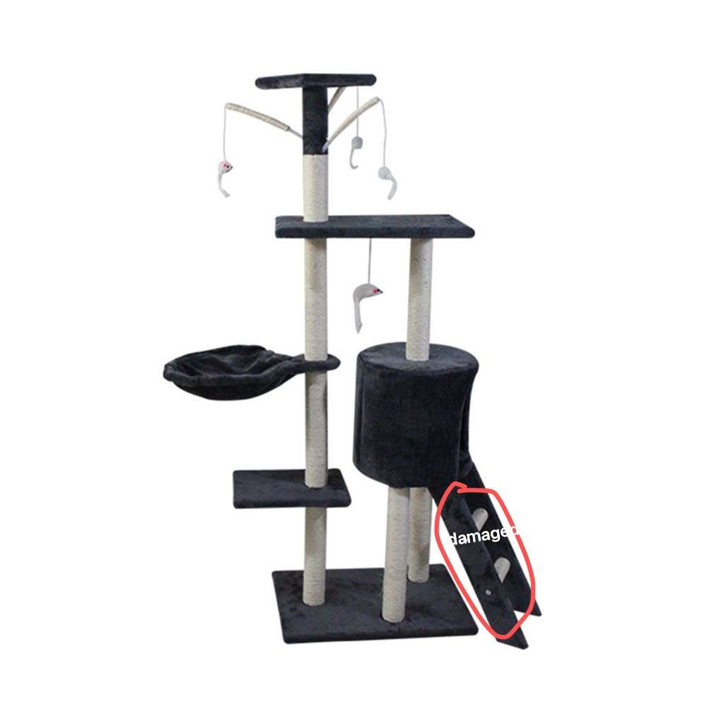 Multi-Level Cat Tree Tower with Perch Climbing Stand for Small Medium Cats