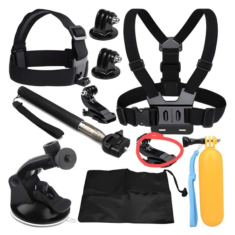 Universal Outdoor Sports 9 in 1 Camera Accessories Set