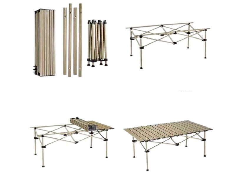 Outdoor Folding Tables, Portable Aluminum Picnic Tables