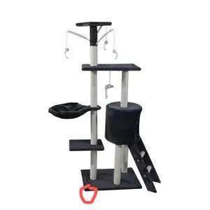Multi-Level Cat Tree Tower with Perch Climbing Stand for Small Medium Cats
