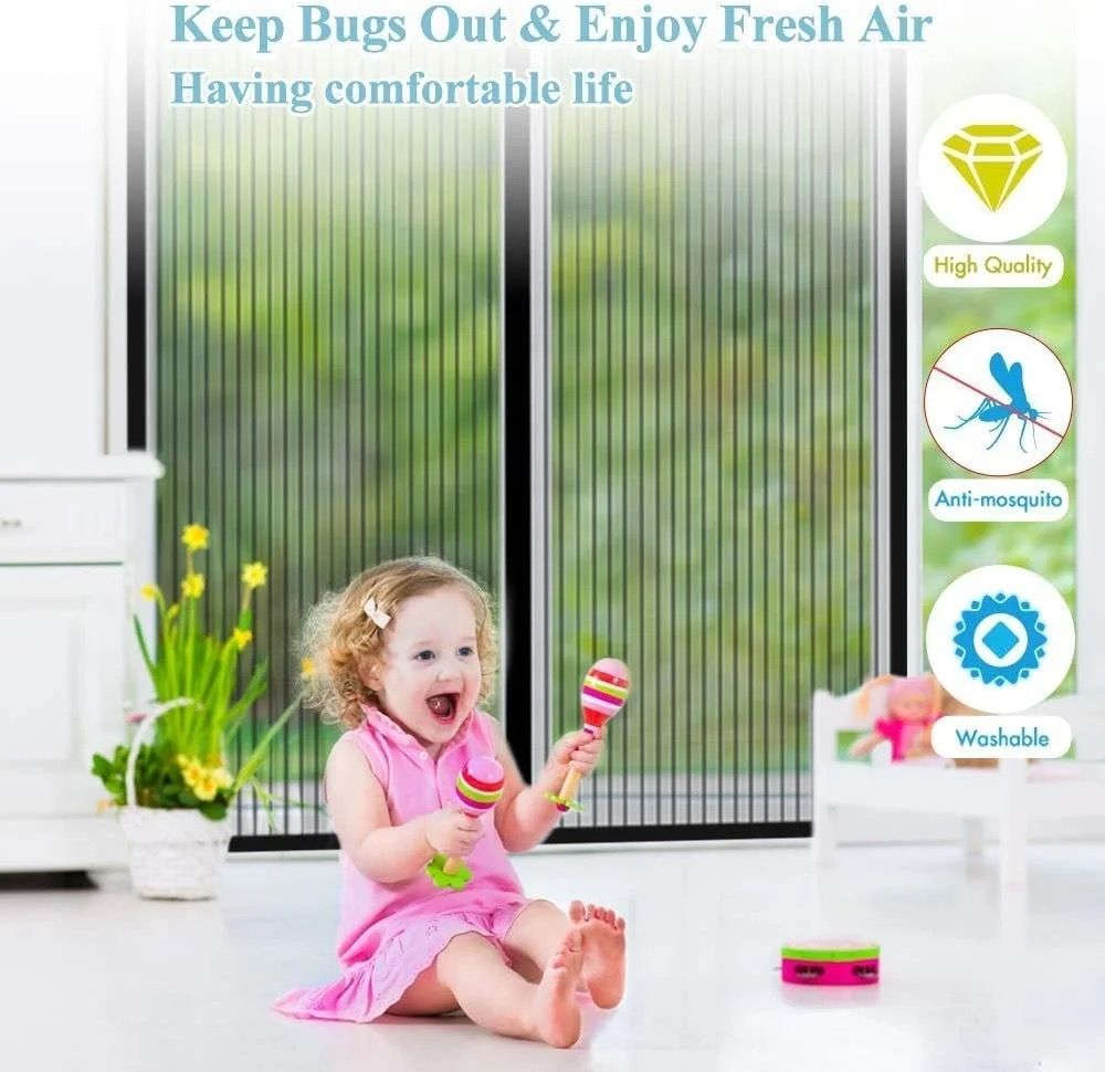 Magic Mesh - Hands-Free Screen Door