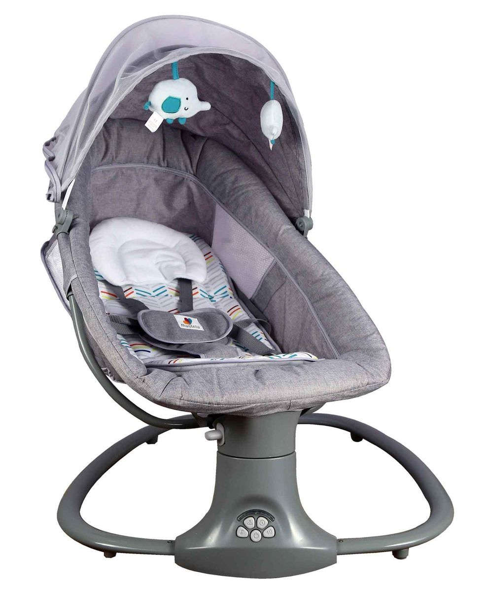 3 in 1 Multi-Function Bassinet Electric Swing - Grey