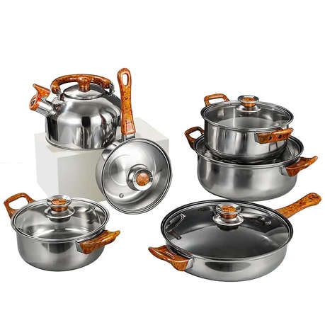 Cookware Sets Set Cooking wok Nonstick Non Stick Kitchen Pots