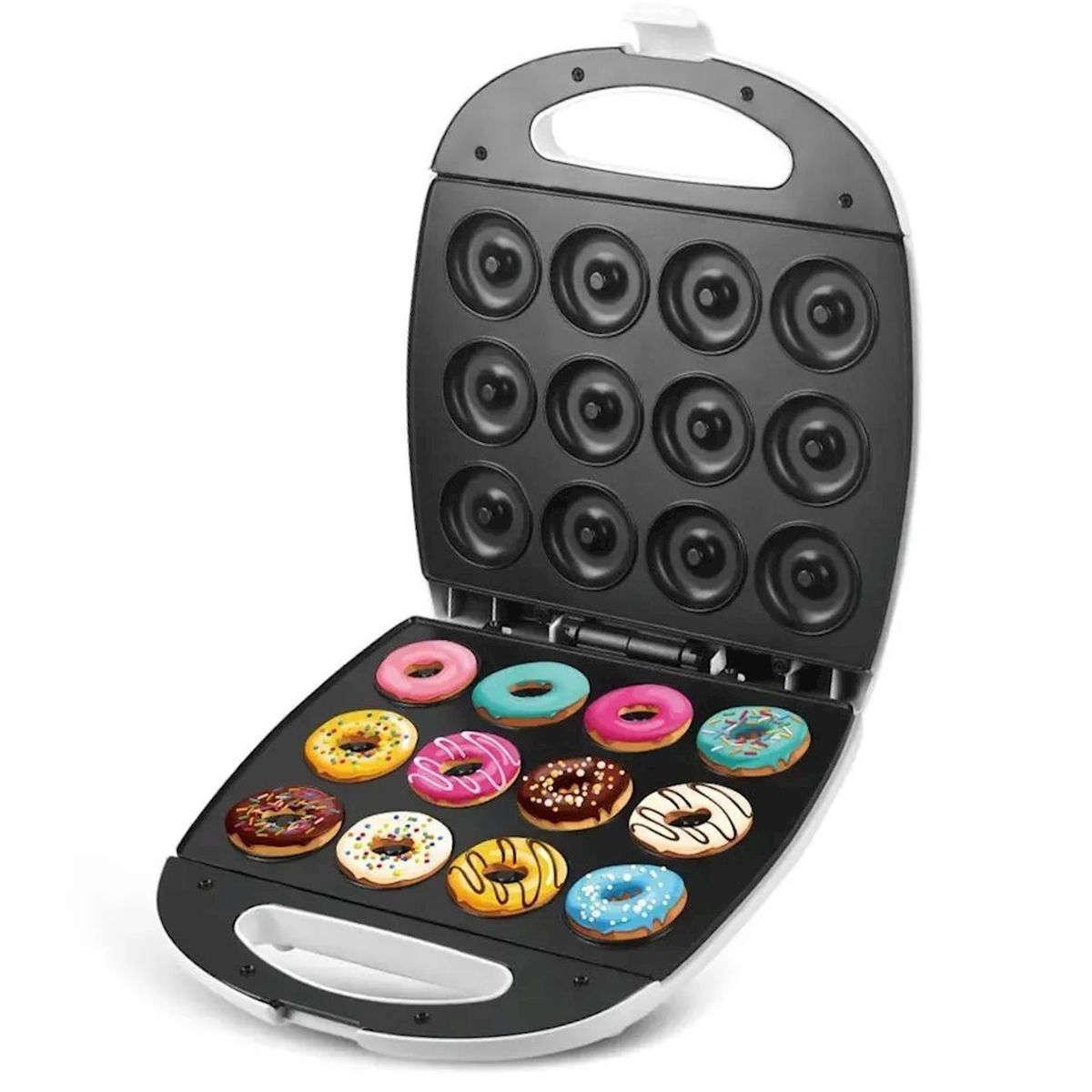1300W Mini Electric Donut Maker Non-Stick Coating Baking Tray