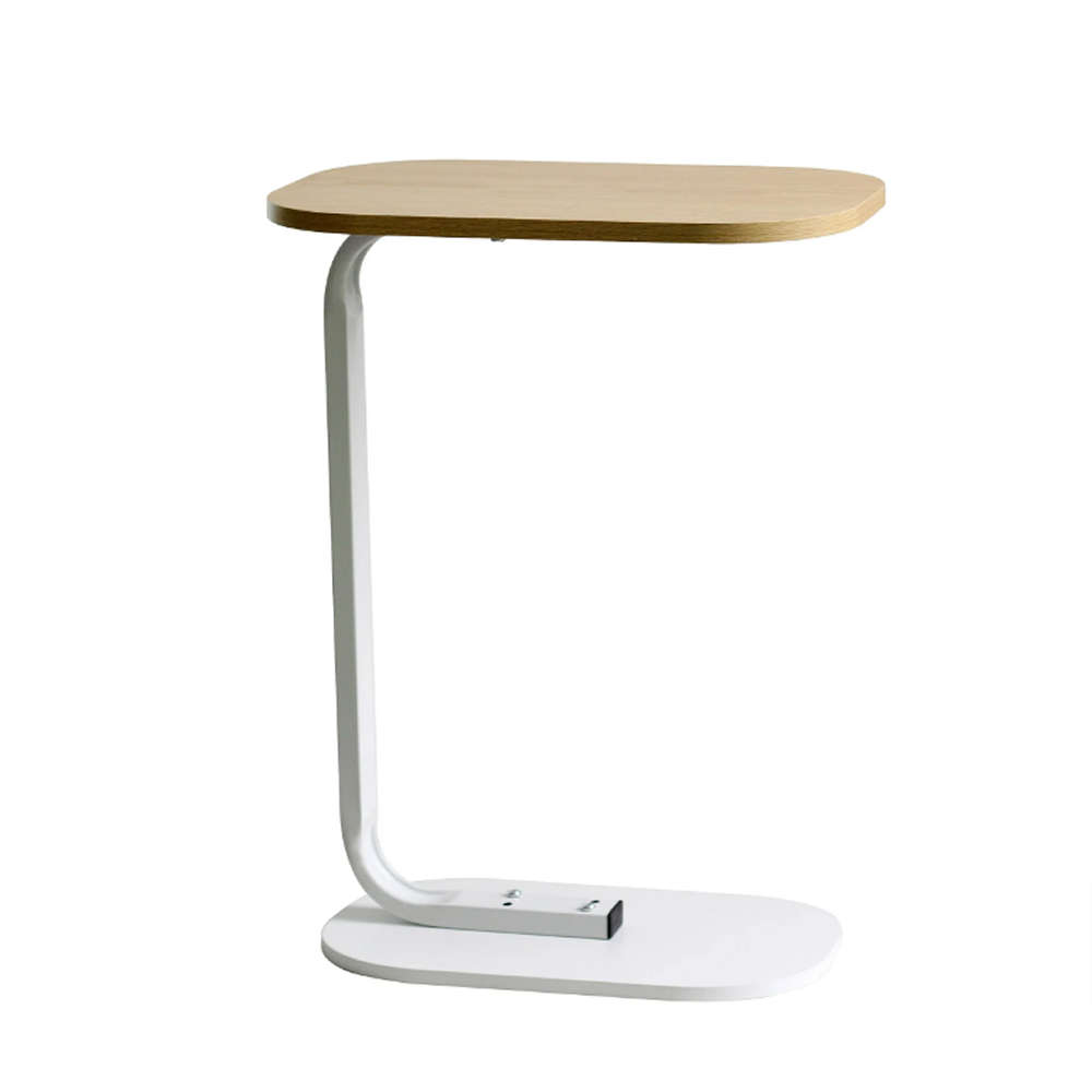 C-Shaped Oval Side Table With Metal Frame JG 20375226