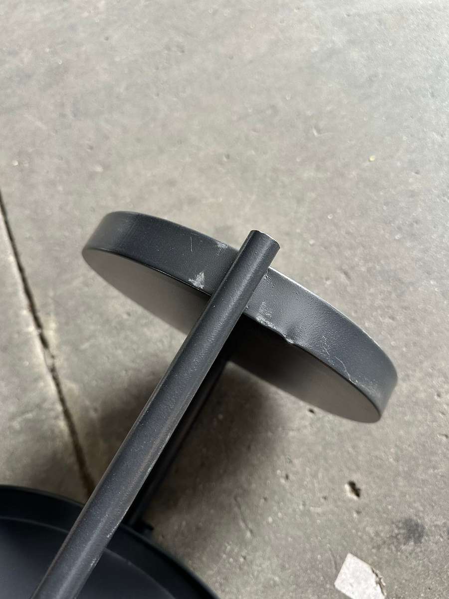 Garden Home Decor Pot Plant Display Stand Foldable Flower Pot Holder - 3 Tier - Black