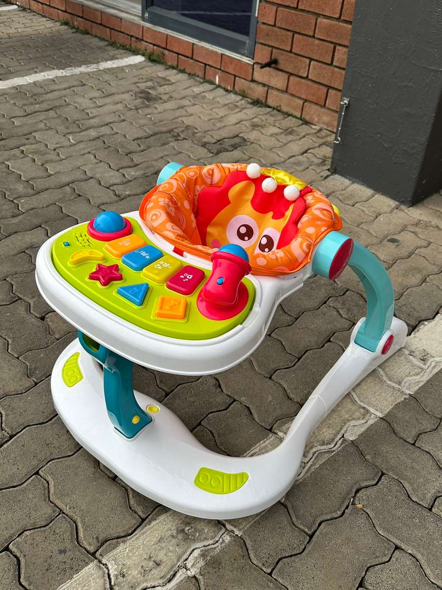 4-In-1 Multi-Functional Baby Push Walker with Music Entertainment