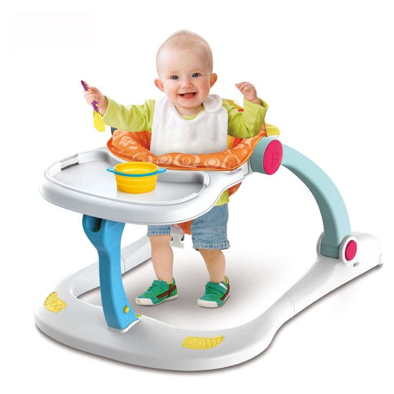 4-In-1 Multi-Functional Baby Push Walker with Music Entertainment