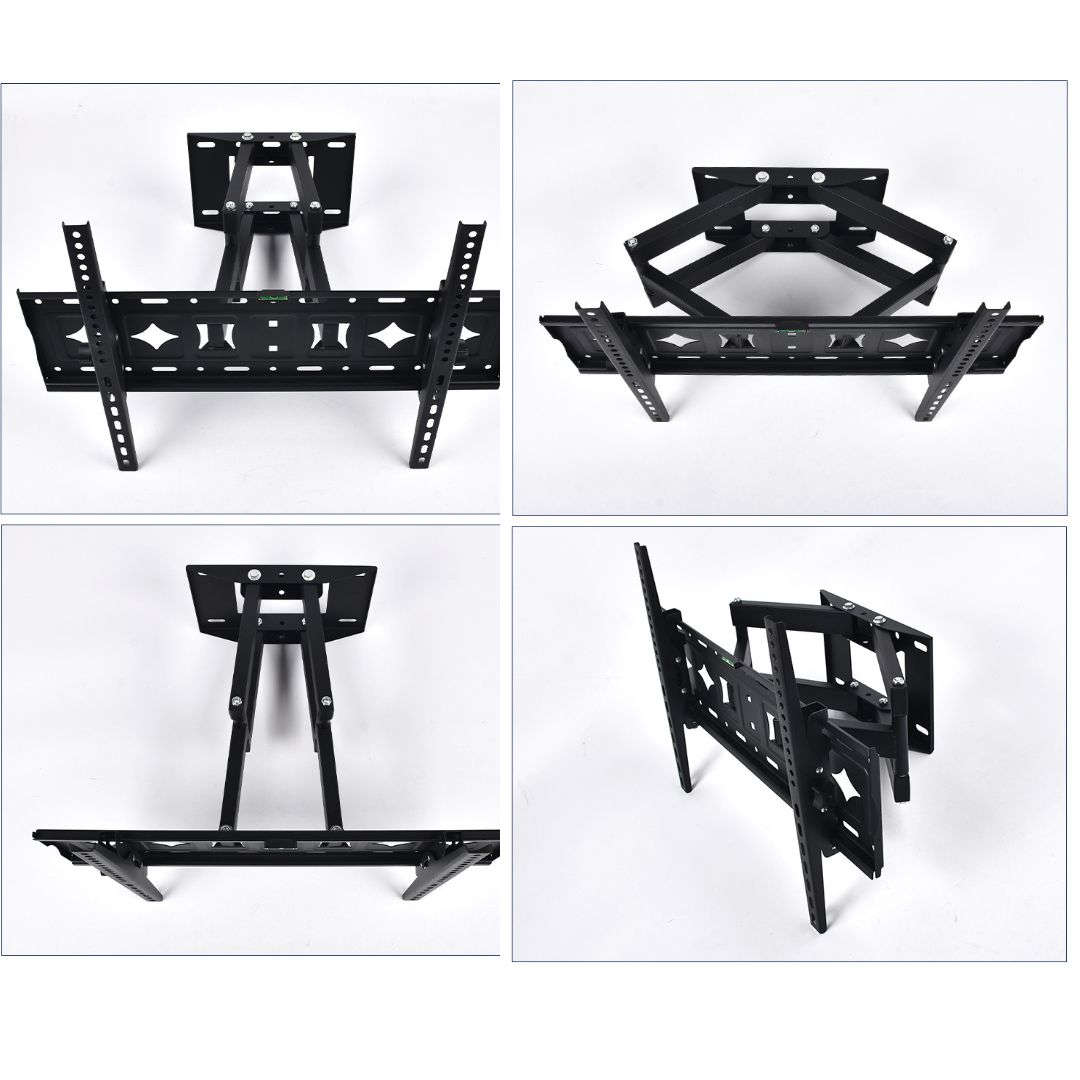 Doul Arm Thickened Wall Mount Bracket for 32-80 Inch Curved and Flat TVs