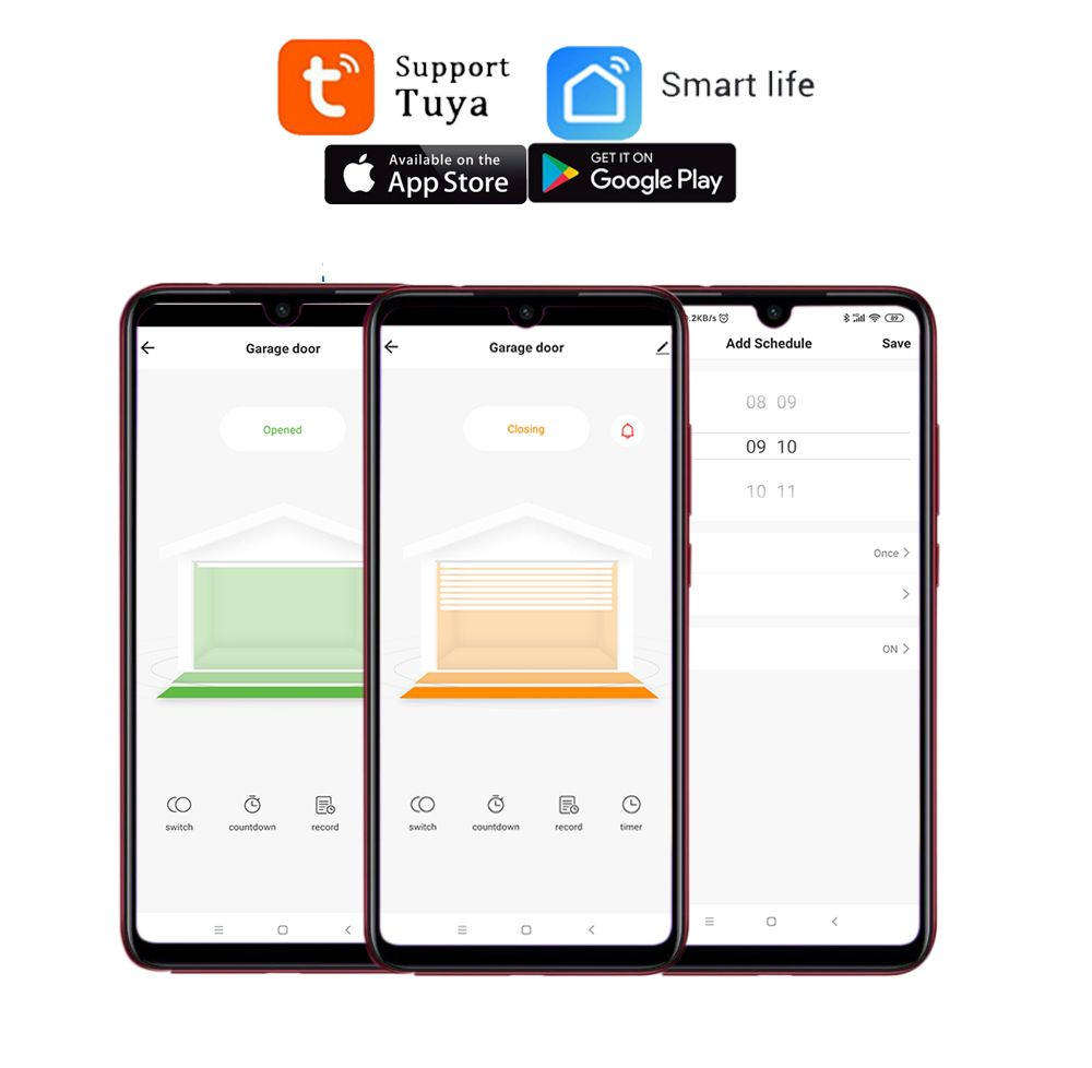 WiFi Smart Garage door / Gate opener - Smart Life /Tuya app