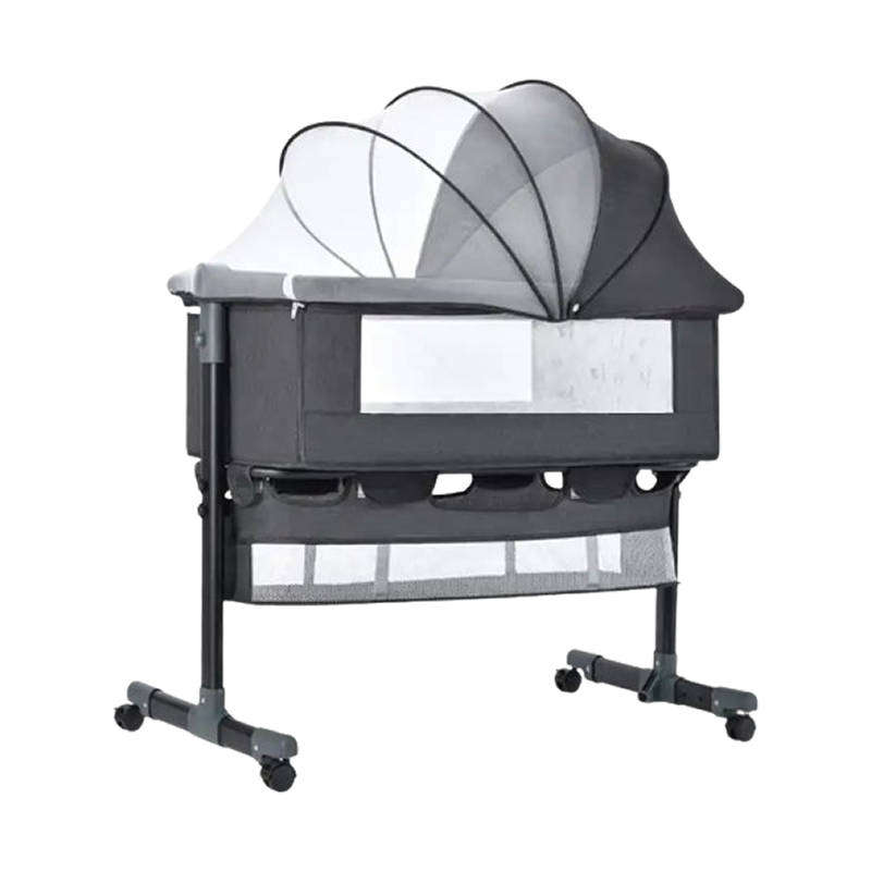 Multifunctional Bedside Sleeper Baby Bed Crib BB-32-BLACK