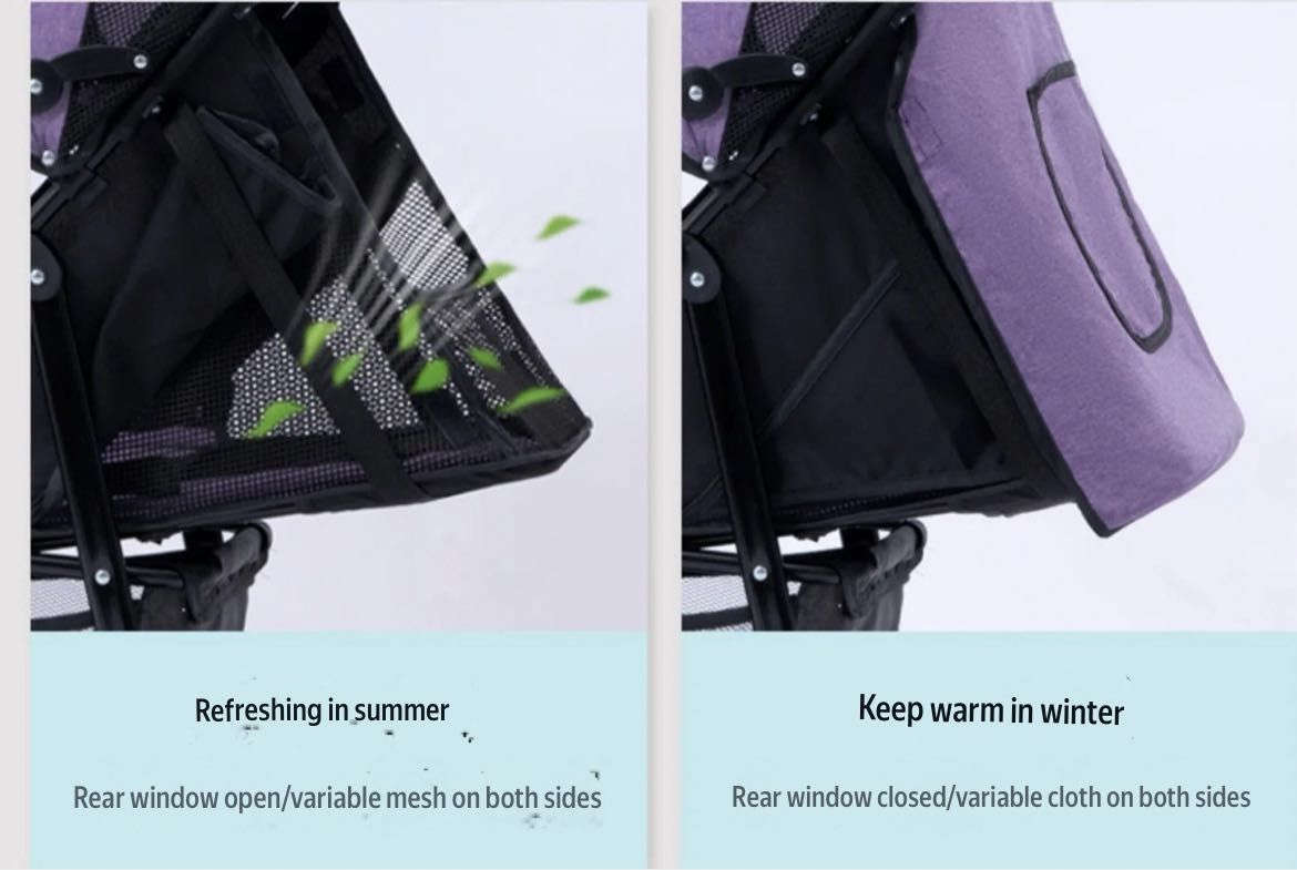 Deluxe folding stroller lightweight - Little monster 2