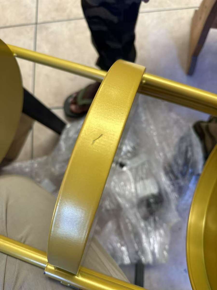 Garden Home Decor Pot Plant Display Stand Foldable Flower Pot Holder - 3 Tier - Gold