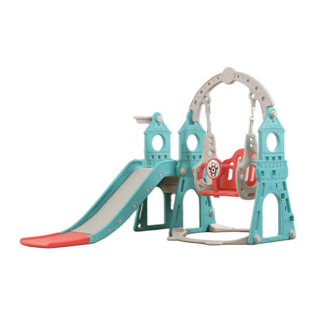 3 In 1 - kids Indoor Playground Kindergarten Multifunctional Slide Swing