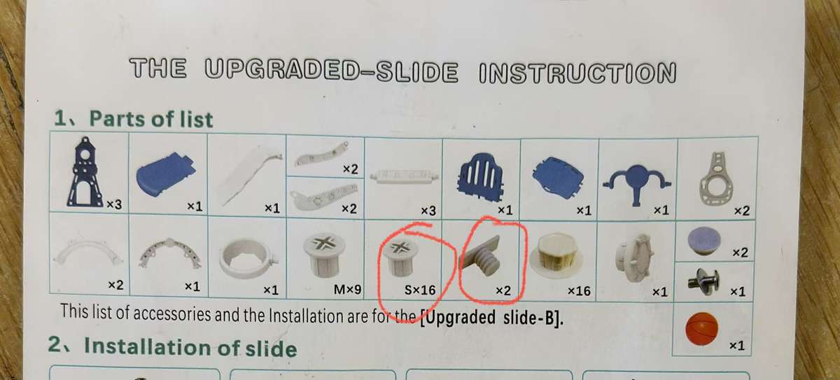 3 In 1 - kids Indoor Playground Kindergarten Multifunctional Slide Swing