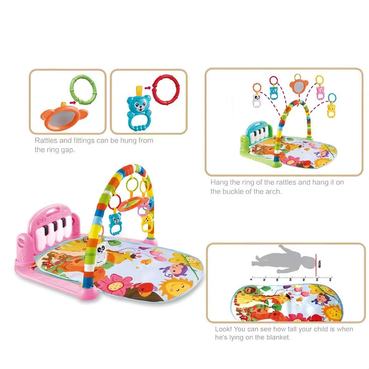 Multifunctional Baby Game Fitness Mat