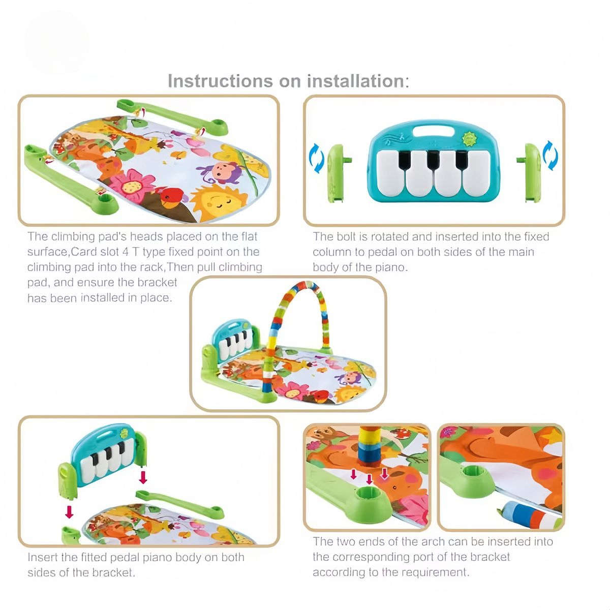 Multifunctional Baby Game Fitness Mat