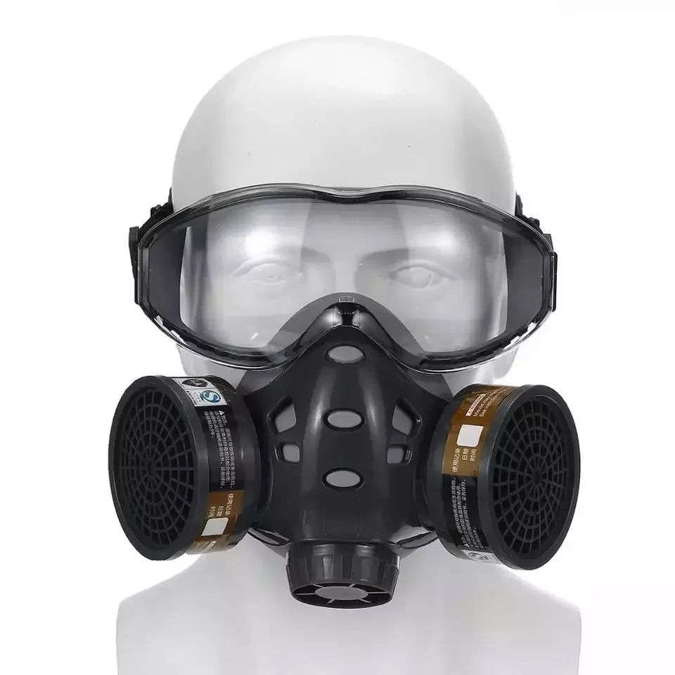 Lightweight design of gas mask, comprehensive protective mask with goggles