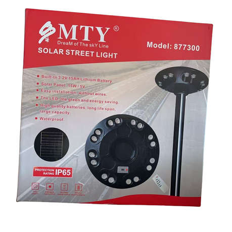 MTY solar street light outdoor waterproof with remote control
