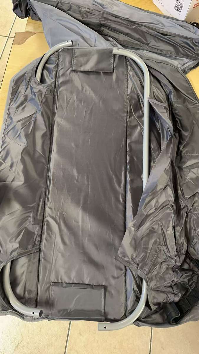 Baby Centre Travel Cot With Folding Mattress - Grey