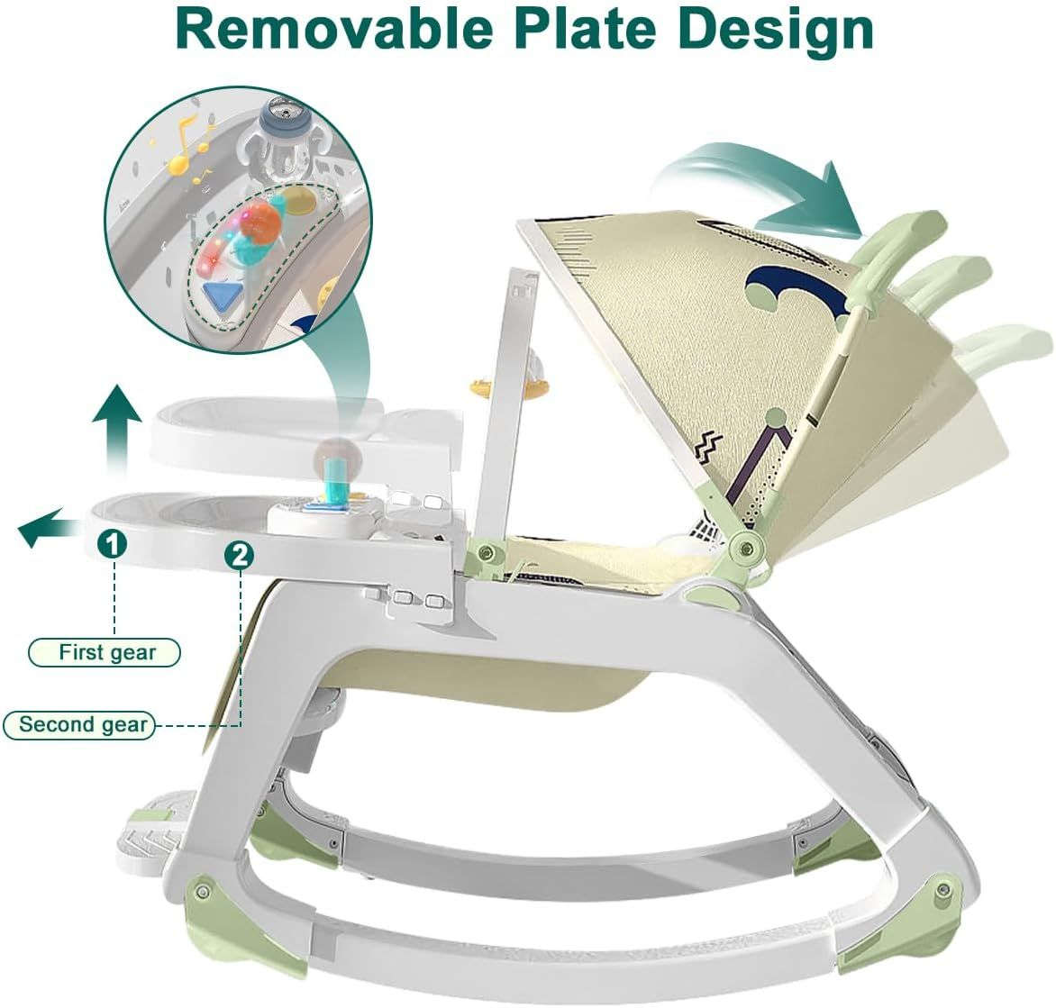 Soft Portable Multifunctional Baby Rocking Chair