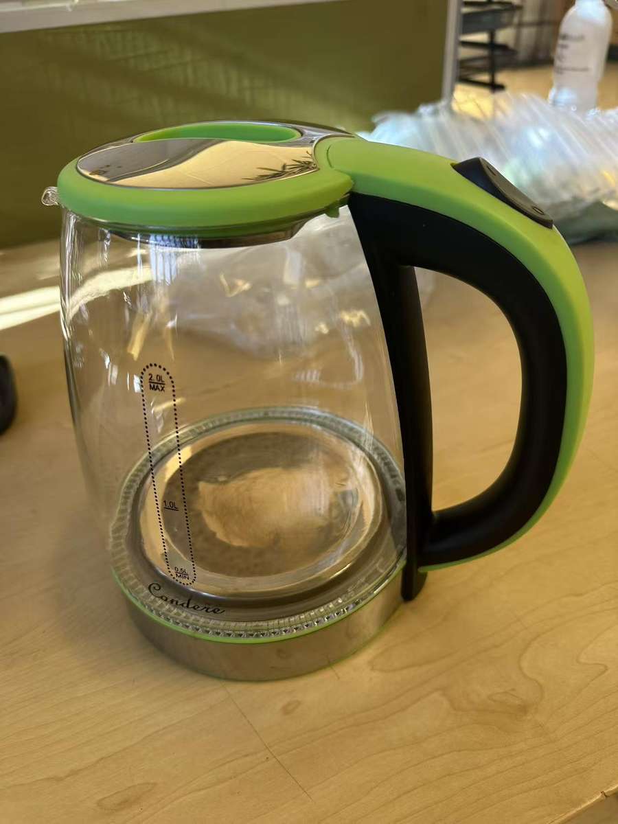 Cordless Electric Glass Kettle 2 Litre - Green