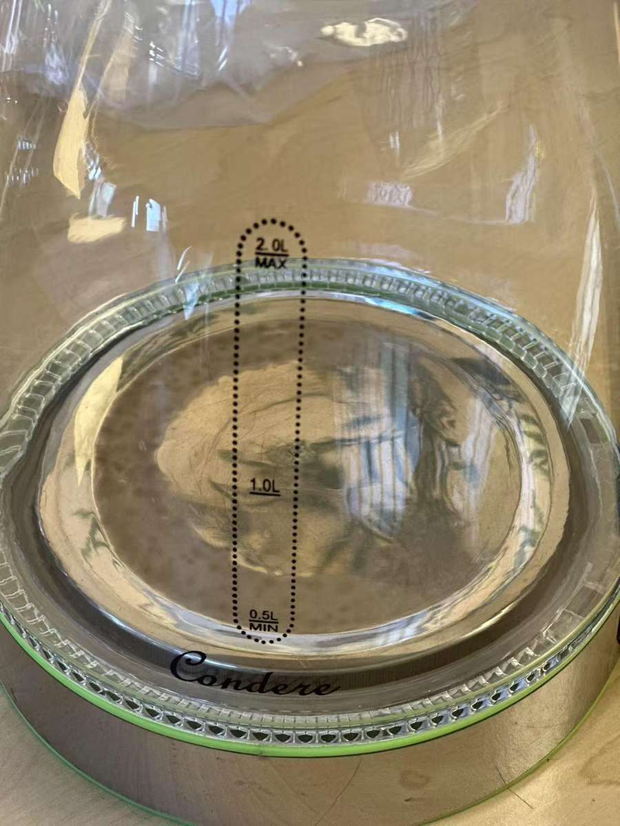 Cordless Electric Glass Kettle 2 Litre - Green