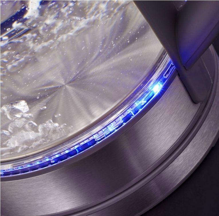 Cordless Electric Glass Kettle 2 Litre - Green