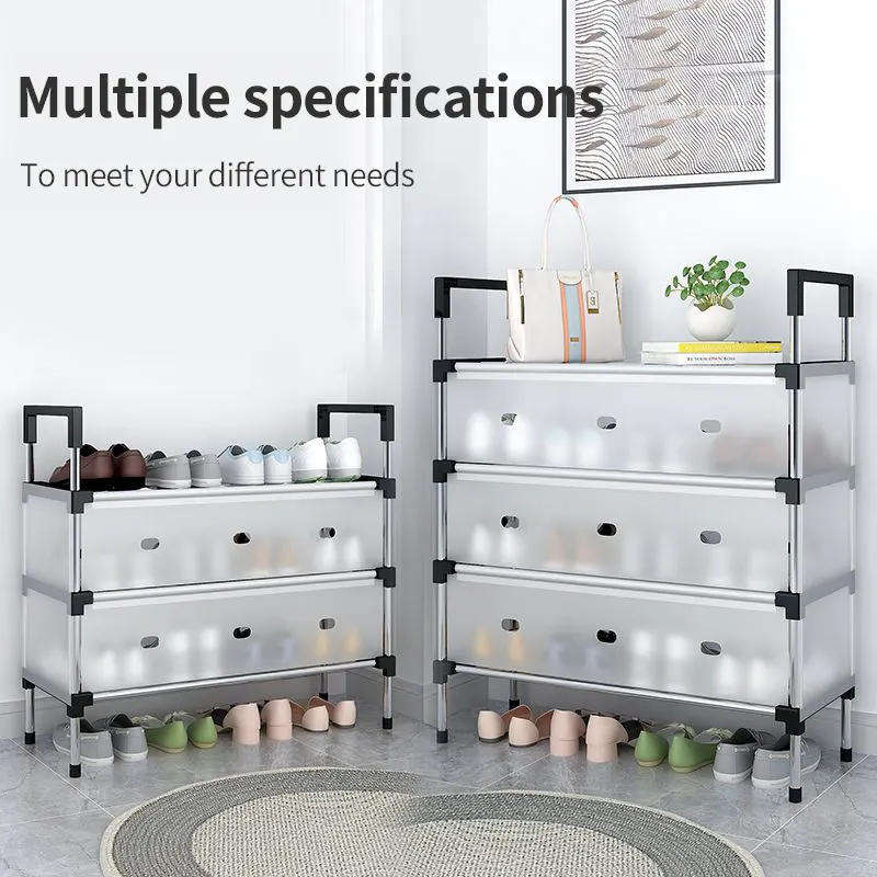 High-quality dust-proof shoe rack with 3 layers and large capacity